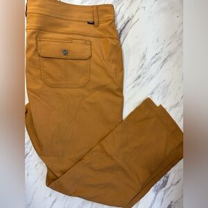 Prana Women’s Mustard Hiking Pant size 18